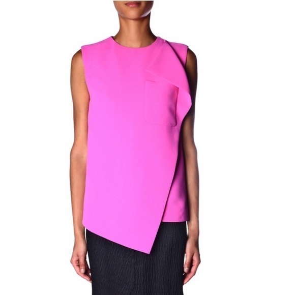 Balenciaga Fold-over Front Sleeveless Top NWT - Picture 1 of 9